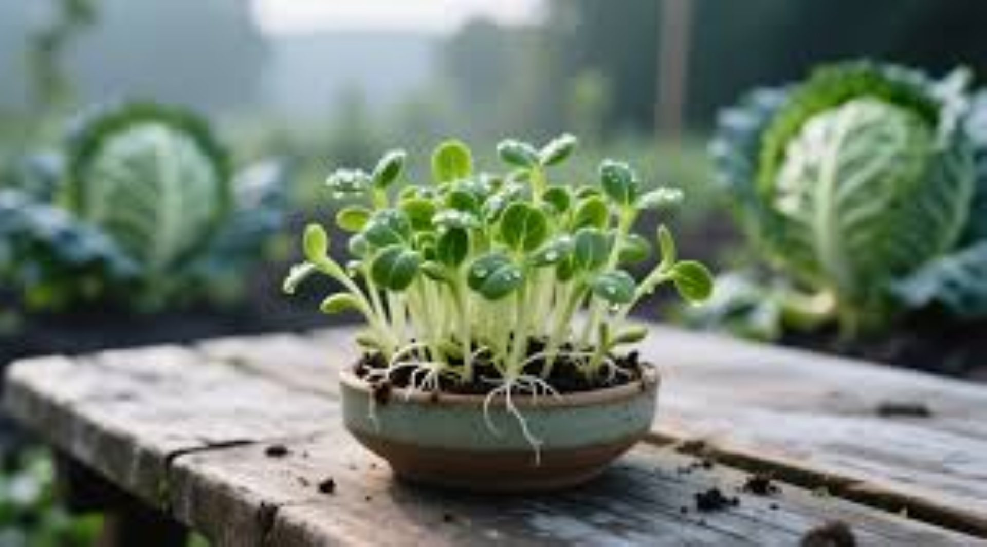 GARNISH GARDEN MICROGREENS CABBAGE MIX 